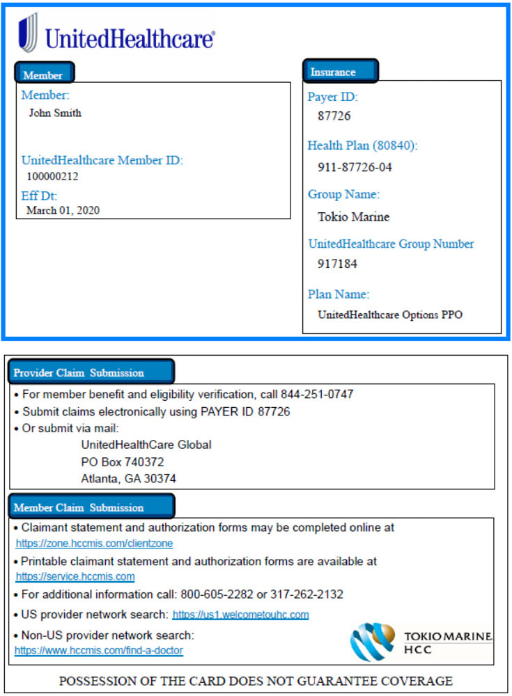 Download Claims Forms for Tokio Marine HCC plans for Atlas Travel, Student Secure and Visitors Secure