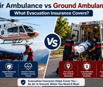 Air Ambulance vs Ground Ambulance: What Evacuation Insurance Covers?