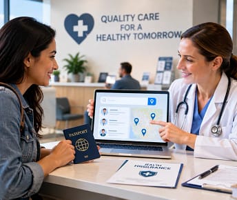 How International Visitors Can Find a Doctor in the USA Using Their Insurance Network