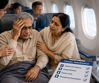 What If My Parents Fall Sick on the Flight to the USA: Does Insurance Cover It?