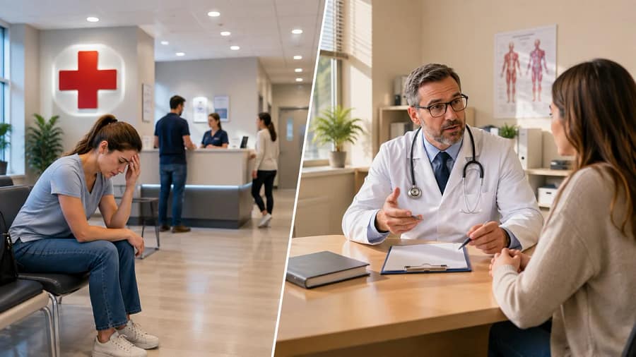 Urgent Care Clinic vs Doctor Visit in the USA What Visitor Insurance Really Pays For? 