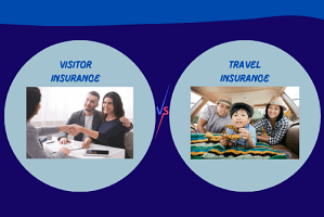 difference between visitor-insurance-and travel insurance plan